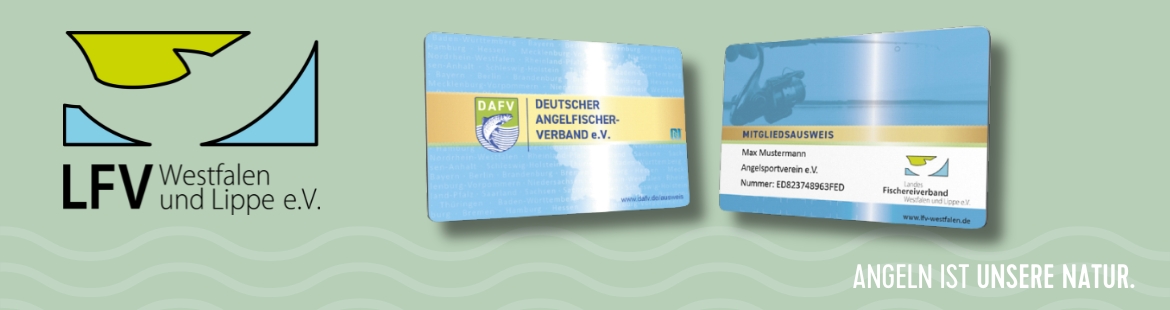 Ein Mitgliedsausweis und das LFV Logo