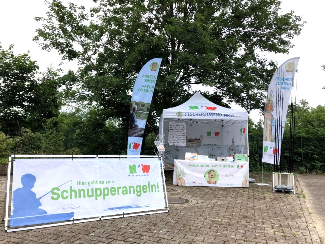 Ein Pavillon der Fischerjugend